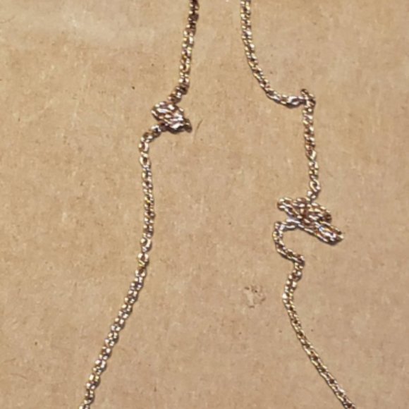 Rose Gold Diamond Chip Bar Necklace Choker Stella & Dot - Picture 4 of 5